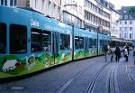 Zwei Freiburger Strassenbahnen
