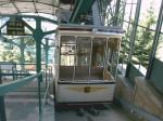 Schwebebahn in der oberen Station