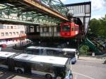 Die Schwebebahn in Wuppertal-Oberbarmen