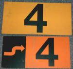 Frontschild der Linie 4