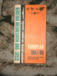 Altes Fahrplanbuch für Dresden von 1987/88