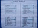 Sindbad Fahrplan