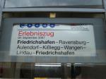 Zuglaufschild Bodo-Erlebniszug