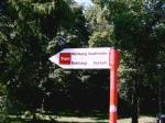 Wegweiser zur Tram