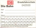 DB Ersatzfahrschein