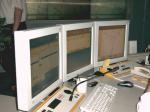 Arbeitsplatz in der Leitstelle