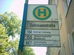 Haltestellenschild Dammannstr.