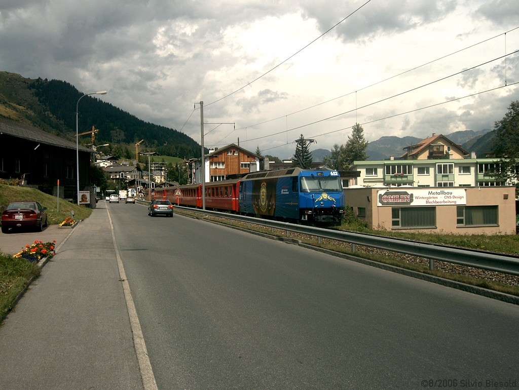 Davos zwischen Bf. Platz und Bf. Dorf