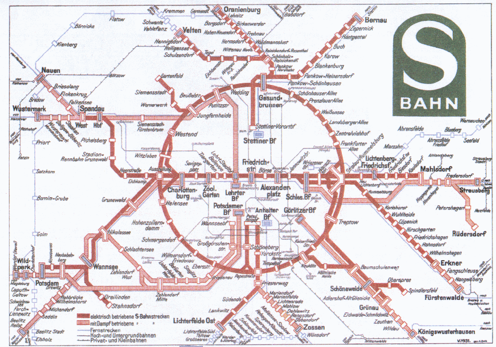 S-Bahn Liniennetz