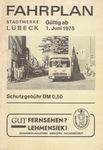 Liniennetz Lbeck 1975